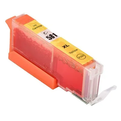 Image de Cartouche d'encre compatible avec Canon CLI-581 Y XXL Yellow avec puce et indicateur de niveau de remplissage