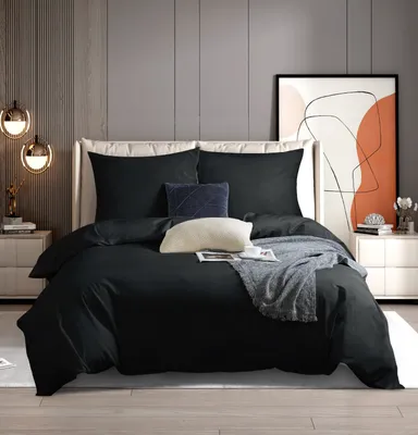 Produktbild von 3-teilige Baumwollbettwäsche 140x200 + 2x 70x80 mit Reißverschluss, Satin