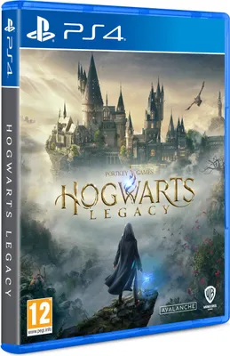 The image shows the front cover of the PlayStation 4 game 'Hogwarts Legacy'.