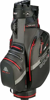 Zdjęcie produktu dla Big Max Aqua Silencio 4 Organizer Charcoal/Black/Red Torba na wózek golfowy
