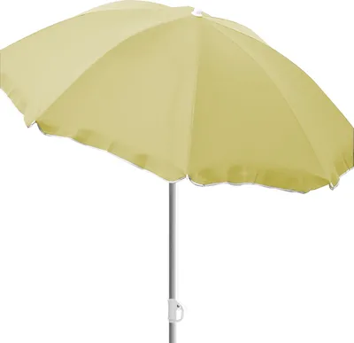 Produktbild von Sonnenschirm Strandschirm rund Ø1,80m Polyester knickbar UV Schutz