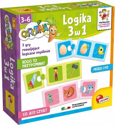 Zdjęcie produktu dla Logika 3 w 1 Carotina 304-PL87488