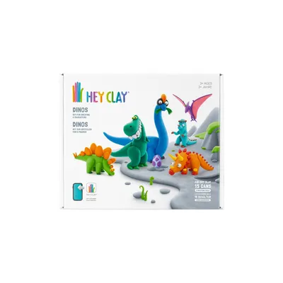 Zdjęcie produktu dla Tomy zabawka do modelowania HEY CLAY zestaw dinozaurów kreatywne tworzenie