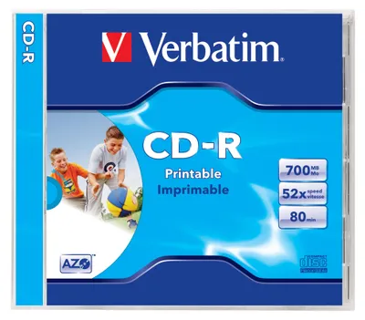 Produktbild von Verbatim 43324 CD-Rohling CD-R 700 MB 52x 1 Stück(e)