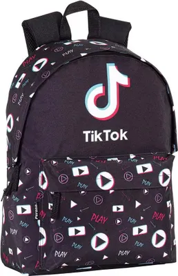 Produktbild von Tiktok Play Rucksack Schwarz Kinder Schwarz One Size