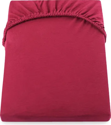 Produktbild von Spannbettlaken 100% Baumwolle Schlafzimmer Bettlacken Betttuch 80-90x200 Maron