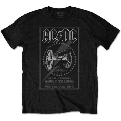Zdjęcie produktu dla AC/DC FTATR 40th Monochrome Black XL Koszulka