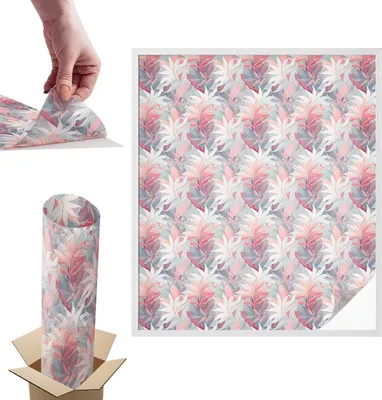 Zdjęcie produktu dla Folia witrażowa do okien - 116x100 cm - Folia witrażowa, dekoracyjna i nieprzezroczysta - Samoprzylepna folia dekoracyjna do szkła w witrażowy wzór - Ochrona UV, łatwa w montażu, dekoracja okien - Płatki kwiatów