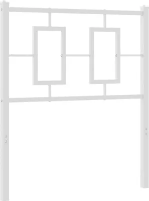 Produktbild von vidaXL Ersatz-Kopfteil Metall Weiß 75 cm