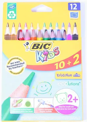 Zdjęcie produktu dla Kredki Ołówkowe Evolution Train Bic