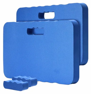 Immagine prodotto di Ginocchiere da giardinaggio, in schiuma EVA, confezione da 2, blu
