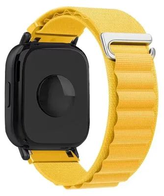 Produktbild von Smartwatch-Armband - Alpine Loop - 20/22 mm - Amazfit Active Max - Nylon - Verstellbar - Gelb