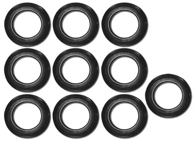 Produktbild von 10 Stk. Universal-Lippendichtung 43 mm Durchmesser für Stopfenventil und Siebkörbchen - Ersatzteil: Dichtungsring Dichtung Abfluss-Ventildichtung
