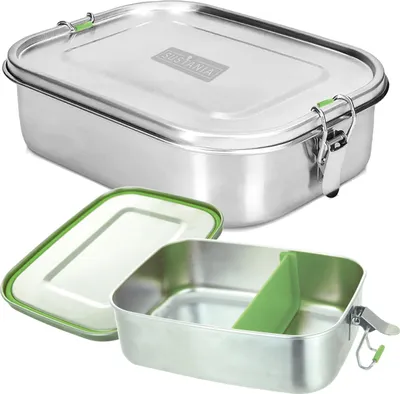 Zdjęcie produktu dla Stalowy Lunchbox, pojemnik na żywność 1,1L
