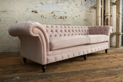 Image de Ensemble De Canapé Chesterfield 4 Places XXL Tissu Canapé + Pouf Siège Garniture