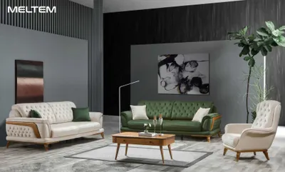 Produktbild von Sofa 3 Sitzer Klassische Couchen Luxus Möbel Sofas Stoff Couch Dreisitzer Neu