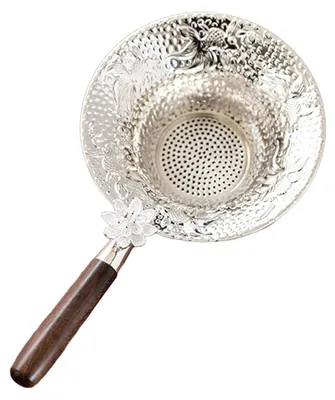 Produktbild von Tee-Ei mit feinem Netzfilter für losen Tee, elegantes Fischdesign, wiederverwendbares Teesieb für Tasse und Teekanne