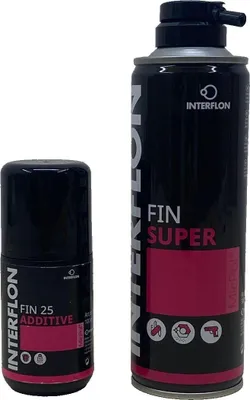 Produktbild von Interflon FIN 25 Additiv 100ml + FIN Super 300ml Spray – MicPol® Motor & Schmier