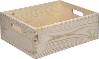 Produktbild von Stapelbox Holz Gr. M 30 x 40 x 13,5 cm (L x B x H)