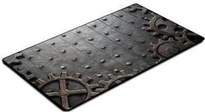 Produktbild von Spielmatte ""Rusty Gear"" 60x100cm