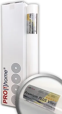 Produktbild von Malervlies Renoviervlies 160 g Profhome PremiumVlies PLUS weiß 1 Karton 100 m2