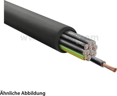 Produktbild von HELU KABEL H07RN-F 12G2,5mm² Gummischlauchleitung AD 20,6mm - 26,2mm Nennspannung Uo/U 450V/750V - 1 Meter