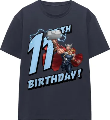 Immagine prodotto di Thor - Maglietta da donna, 11° compleanno TV25605 (XL) (blu navy)