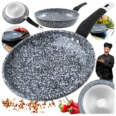 Produktbild von Edenberg Marmorpfanne 18 cm Antihaft Induktion Traditionell