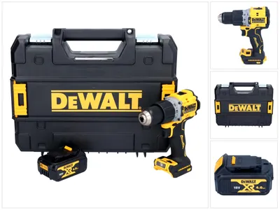 Image de DeWalt DCD 805 NT Perceuse-visseuse à percussion sans fil 18 V 90 Nm Brushless + 1x batterie 4,0 Ah + TSTAK - sans chargeur