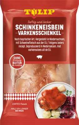 Produktbild von TULIP 600g Schinkeneisbein Gegart Vakuumverpackt gepökelt Schweinehaxe Schwarte
