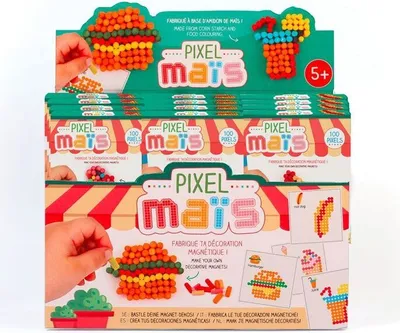 Produktbild von Junk Food-Magnete in Pixelmais