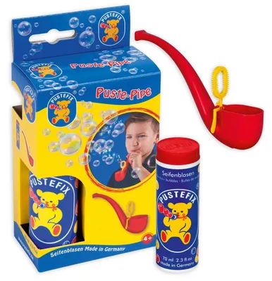Produktbild von Seifenblasenflüssigkeit Seifenblasenlösung - 70 ml - Mit Blasrohr - Bunte Seifenblasen - Für Kinder und Erwachsene