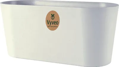 Produktbild von Vyveo - Blumentopf Varda - Hellgrau - 32x13x14