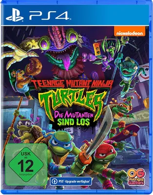 Produktbild von TMNT Die Mutanten sind los Spiel für PS4 Teenage Mutant Ninja Turtles