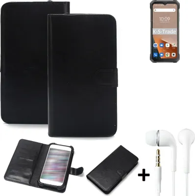 Produktbild von K-S-Trade Wallet Case Handyhülle kompatibel mit Blackview BL8800 5G Schutzhülle Flip cover Flipstyle Tasche Hülle Flipcover Slim Bumper schwarz +