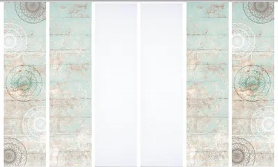Produktbild von HOME in green 84089 MANDRIGA Schiebegardine aus recyceltem Polyester