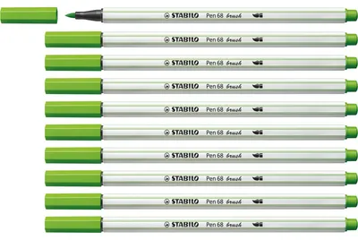 Produktbild von STABILO Premium-Filzstift mit Pinselspitze für variable Strichstärken -  Pen 68 brush -…