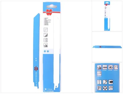 Produktbild von Würth 5 x Säbelsägeblätter Metall 228 mm ( 615 922 826 )