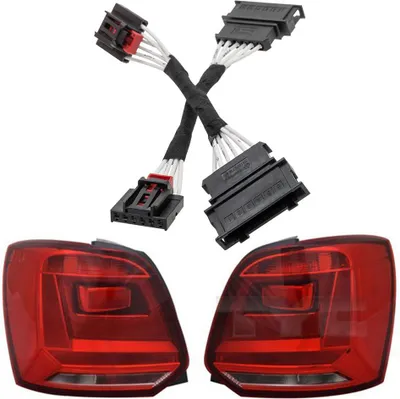 Obrázek produktu pro Sada dodatečných zadních světel + propojovací kabel z faceliftovaného modelu 2014 pro VW