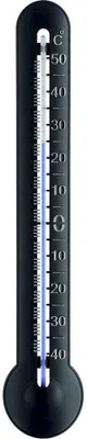 Zdjęcie produktu dla Analogowy termometr wewnętrzny/zewnętrzny Tfa, czarny (12.3048)