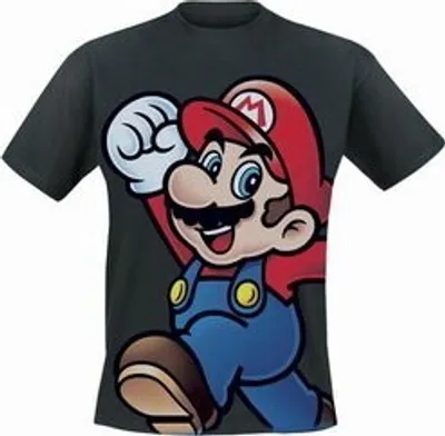 Produktbild von Nintendo T-Shirt -S- Super Mario (schwarz)
