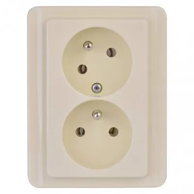 Obrázok produktu pre Zásuvka dvoj. STANDARD 4FN15098.15 SK, A0253