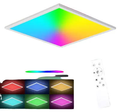 Obrázek produktu pro Stropní svítidlo, stmívatelné, s RGB režimy, 1 kus, vyměnitelné, bílá barva