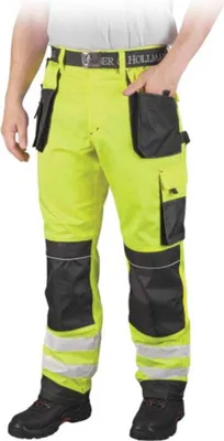 Produktbild von Warnschutzhose mit Reflektionsstreifen neongelb 56