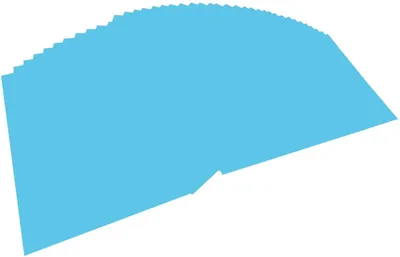 Produktbild von folia 6430 - Tonpapier himmelblau, DIN A4, 130 g/qm, 100 Blatt - zum Basteln und kreativen Gestalten von Karten, Fensterbildern und für Scrapbooking