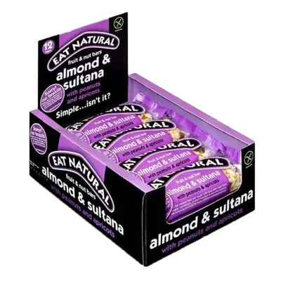 Produktbild von Eat Natural - Fruit & Nut Almond & Sultana - 12 Riegel