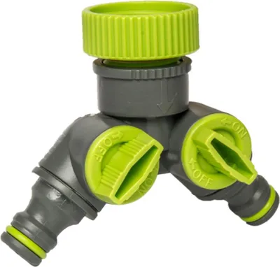 Produktbild von Schlauchkupplung Reparator Schlauchverbinder Hahnanschluß 1/2" 3/4" 1" Bradas 28. Y-Stück 3/4" und 1"