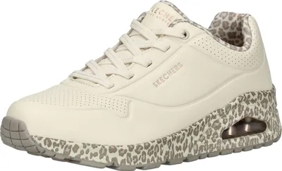 A single Skechers women's sneaker is shown from a side angle against a white background.