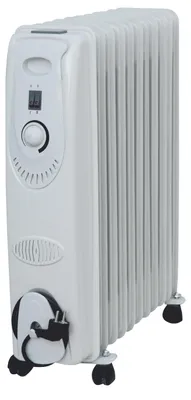 Produktbild von DCG Eltronic RA2809, Heizkörper, Öl, Flur, Weiß, Drehregler, 2000 W