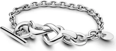 Zdjęcie produktu dla Bransoletka Pandora 598100 Knotted Heart ze srebra próby 925, 16 cm